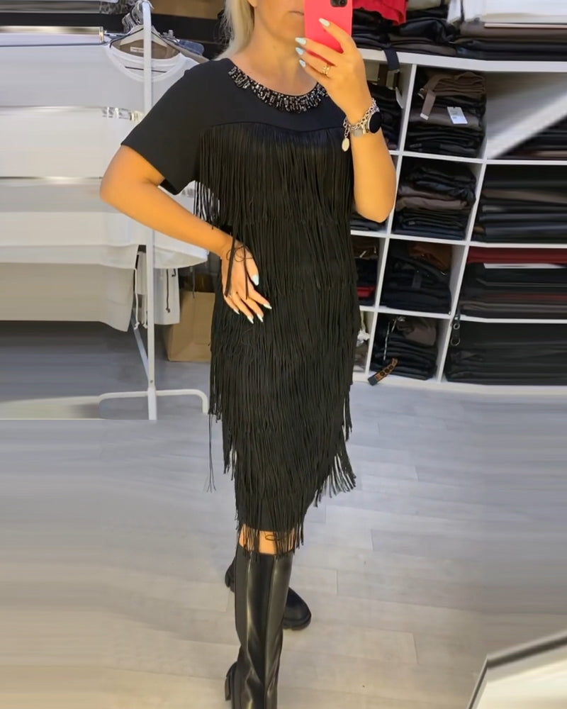 WW | Schickes Shiftkleid mit Quasten