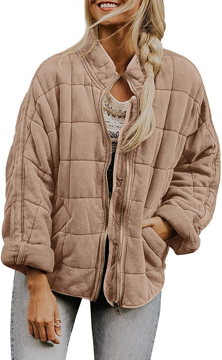 W&W Mode | Lockere Jacke Aus Dicker Baumwolle