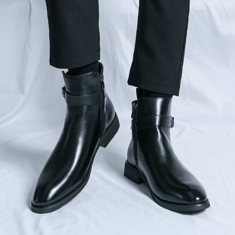 W&W Mode | Klassische Leder Herrenstiefel