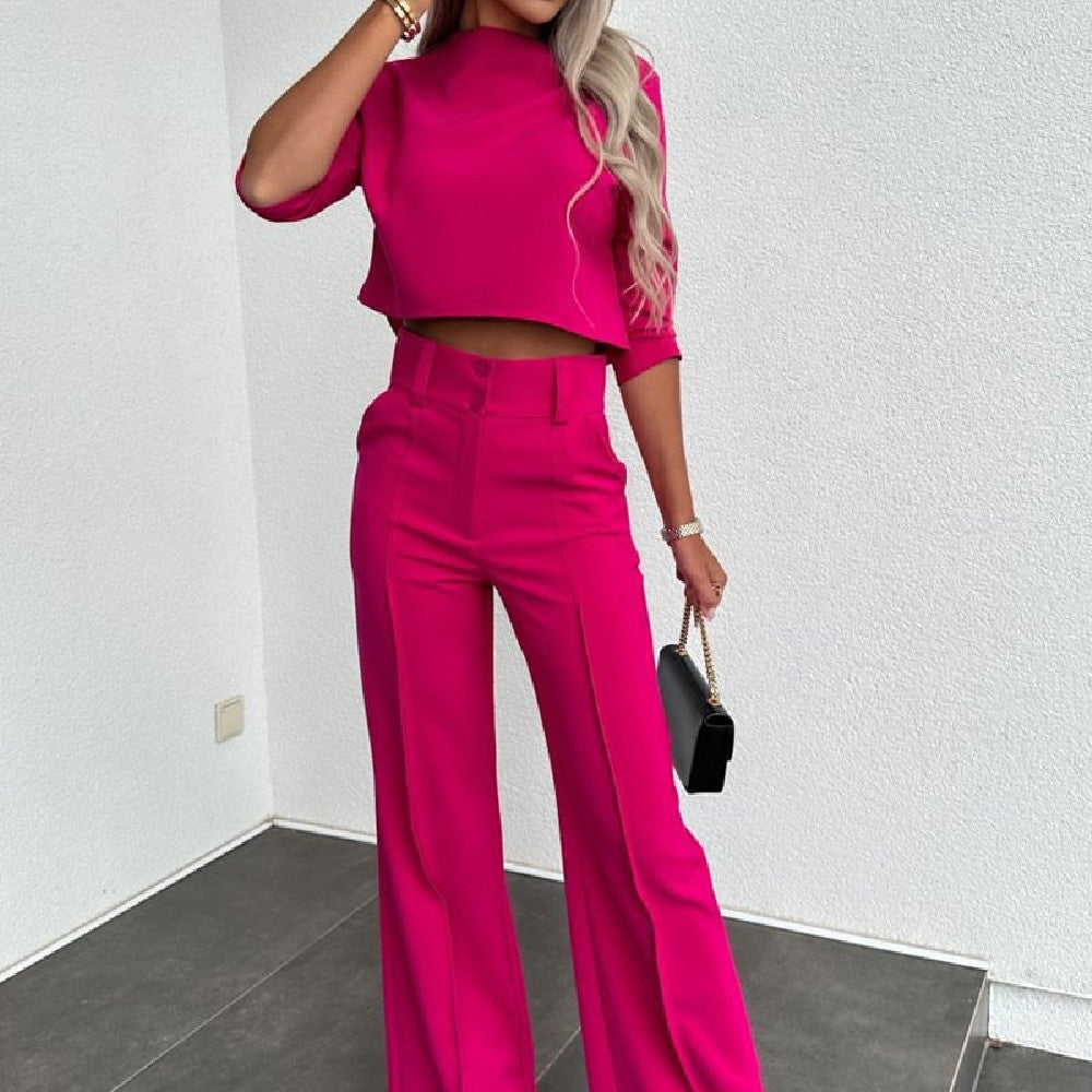 WW taillierte Weitbein-Mode-Tops