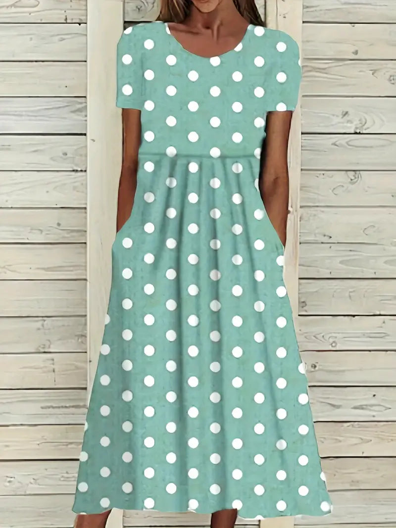 WW | Midi Kleid mit Polka Dots für Frühling/Sommer