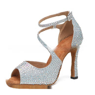 WW | Frauen Latin Tanz Mittelabsatz Tanzschuhe Damen