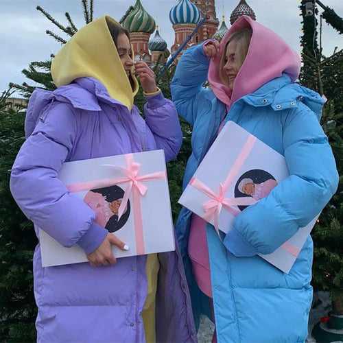 WW | Faltenmantel mit Kapuze - Stilvolle Winterkleidung