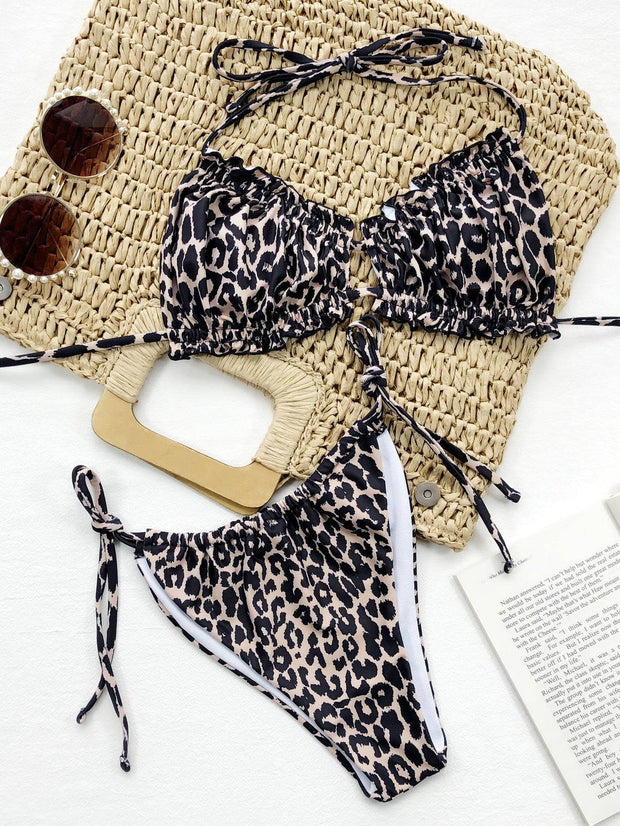 WW | Rüschentrill Halterneck Bikini Set