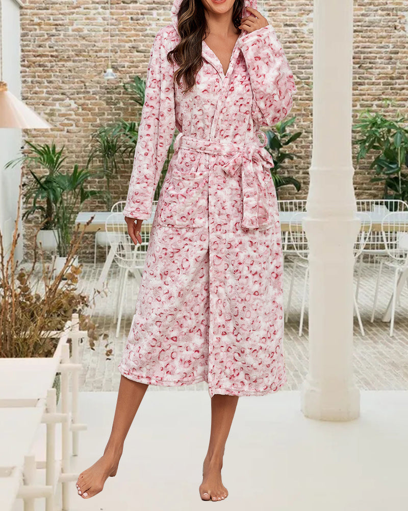 WW | Robe mit Leopardmuster und Elegant Merkmalen