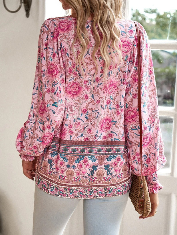 WW | Elegantes Sommer Blumenoberteil Für Damen