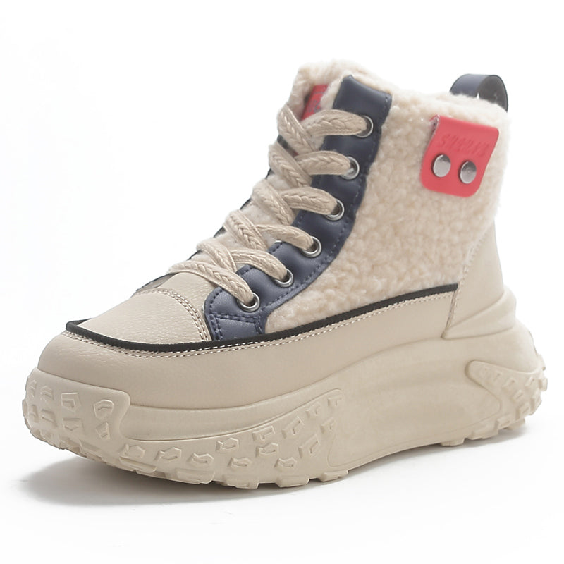 WW – Wasserdichte Plüsch-Stiefeletten