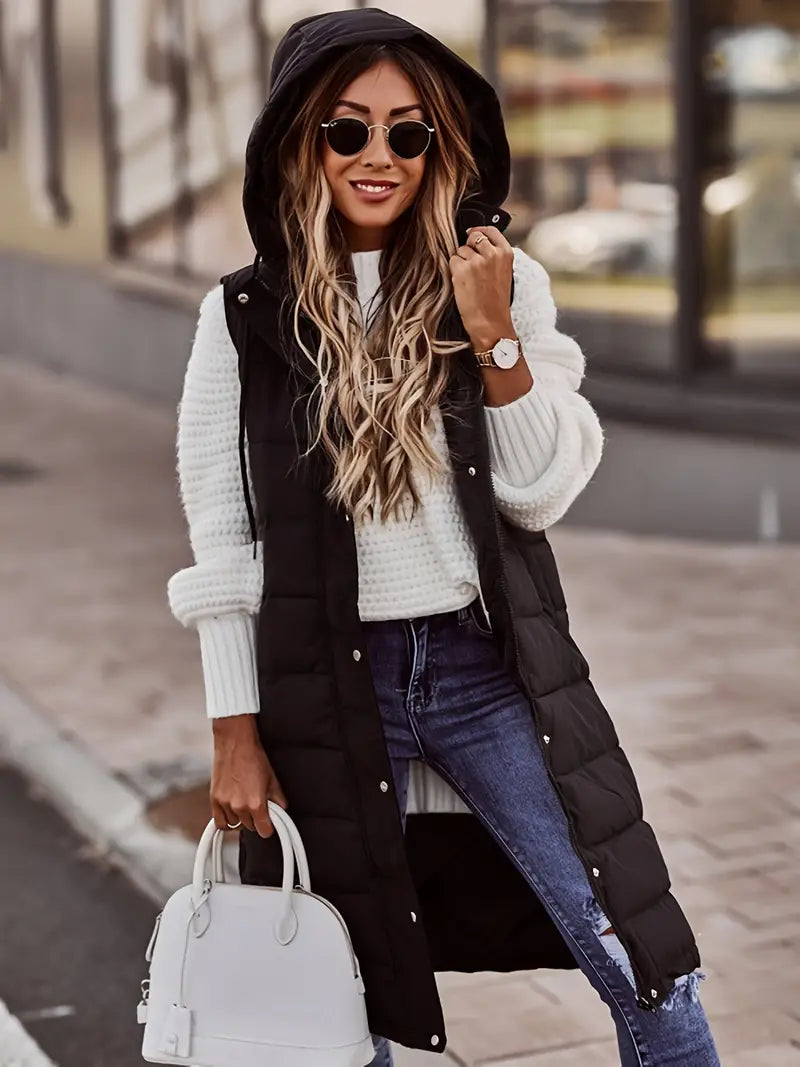 W&W Mode | Langer Bodywarmer Weste Für Damen