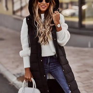 WW | Langer Bodywarmer Weste Für Damen