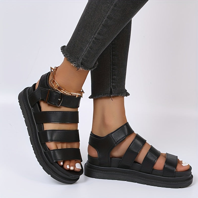 W&W Mode | Sandalen mit Schnallenriemen