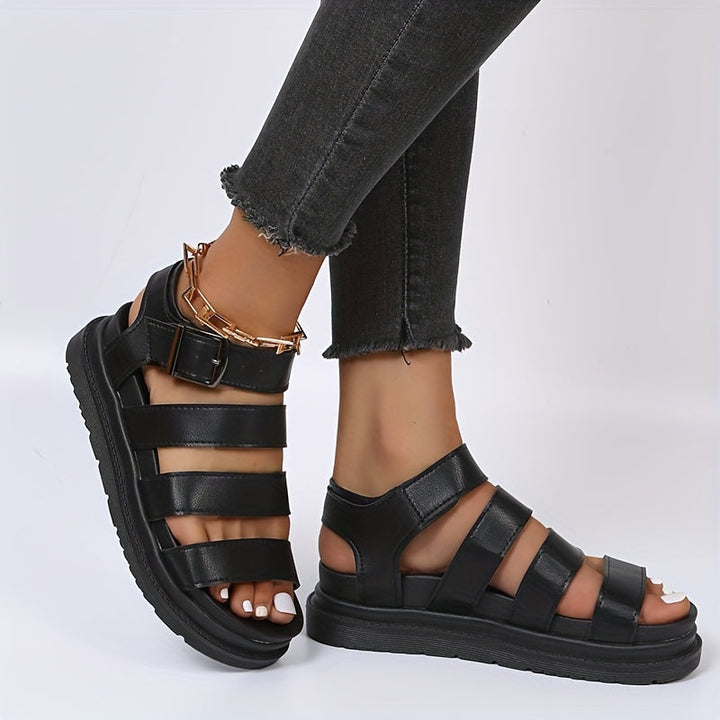 W&W Mode | Sandalen mit Schnallenriemen