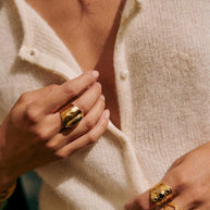 WW | grob gestrickter Cardigan-Pullover