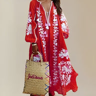 WW | Retro Boho Loose Kleid