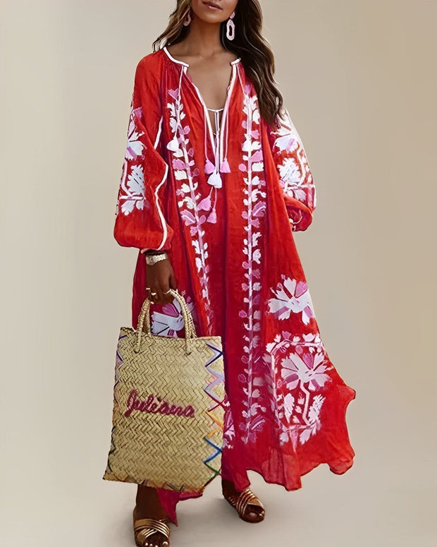 WW | Retro Boho Loose Kleid