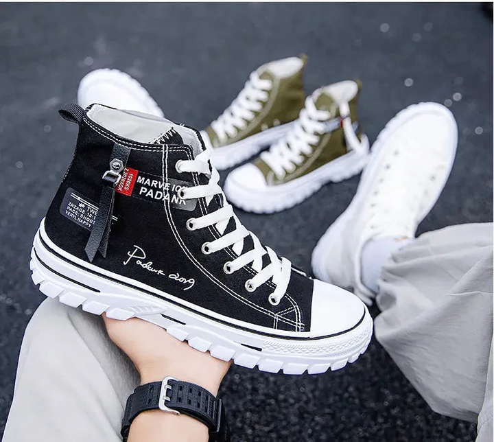W&W Mode | Sneaker High für Herren – Urbaner Stil und legerer Komfort