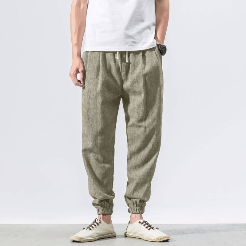 W&W Mode | Herren Sommer Hose In Beige
