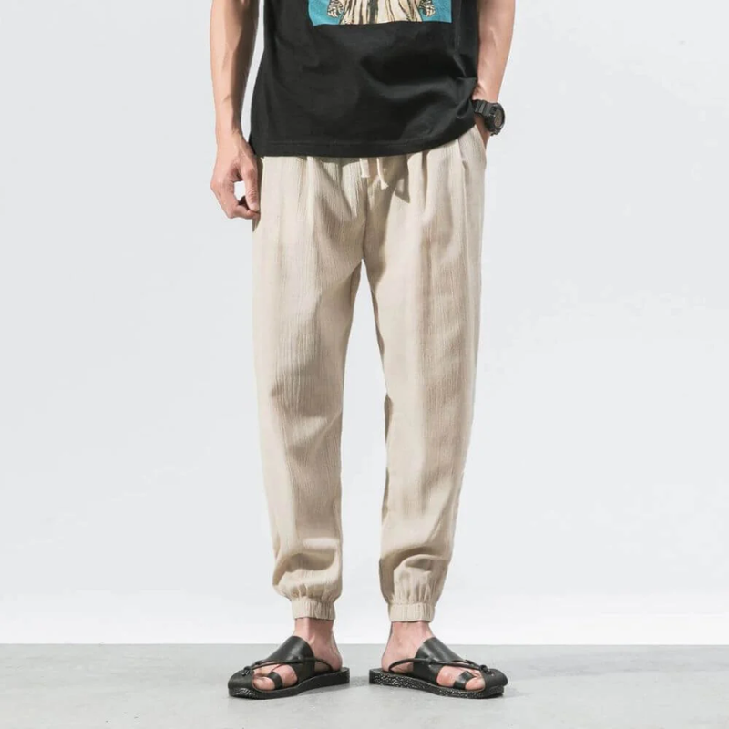 W&W Mode | Herren Sommer Hose In Beige