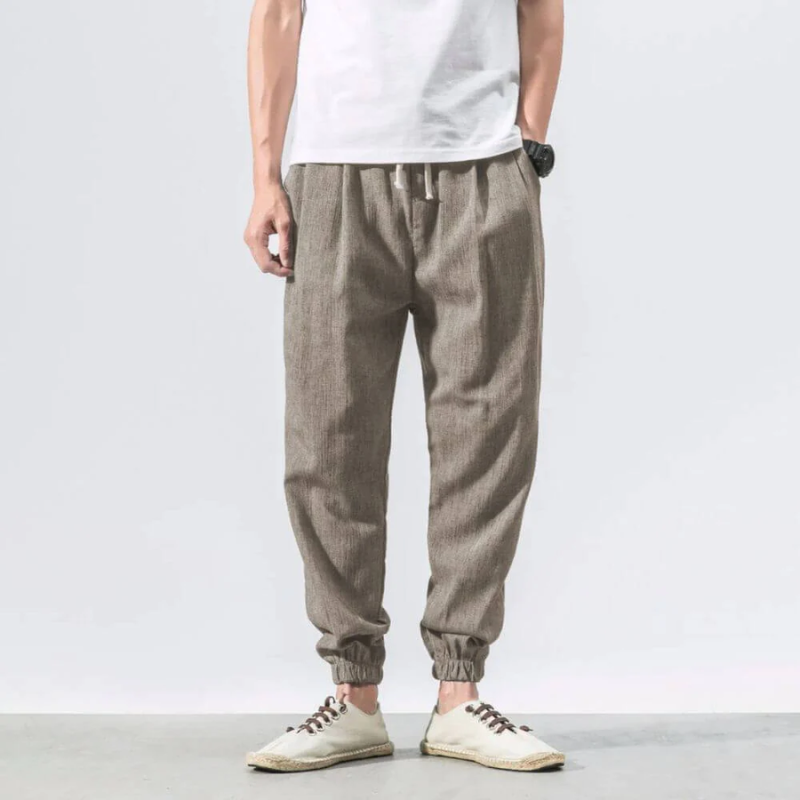 W&W Mode | Herren Sommer Hose In Beige