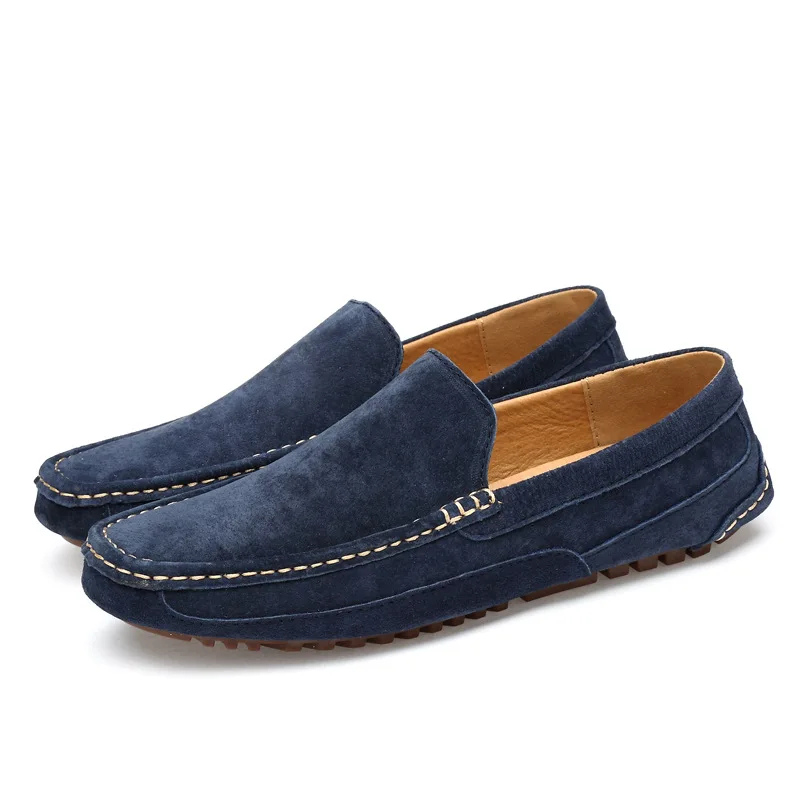 W&W Mode | Herren Beige Mokassins Bequem