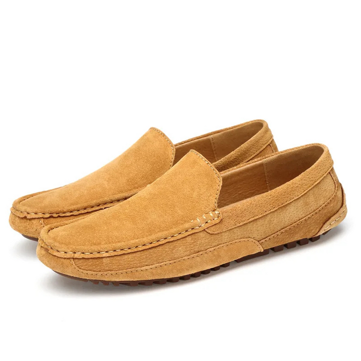 W&W Mode | Herren Beige Mokassins Bequem