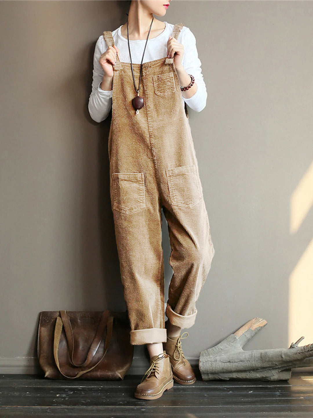 W&W Mode | SAMT OVERALL MIT WEITEM BEIN