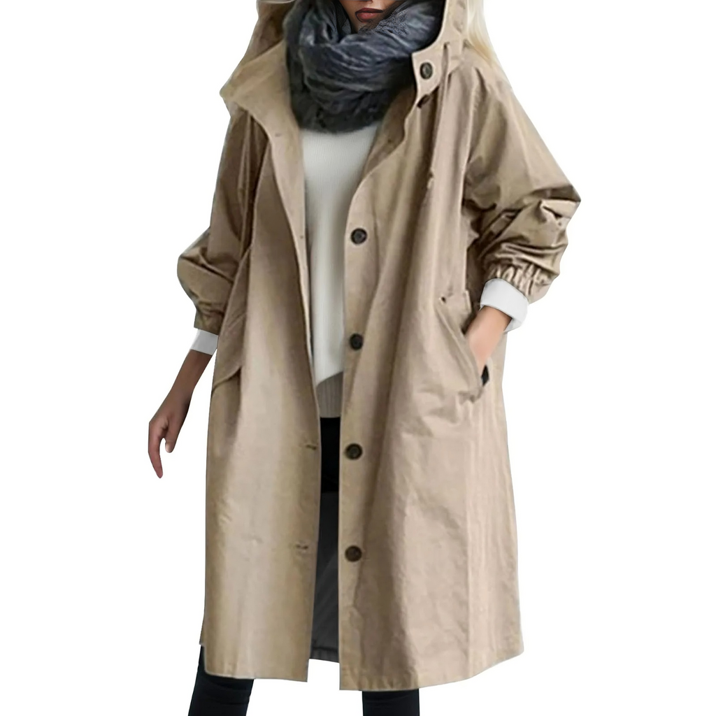 WW | Damen Trenchcoat mit Kapuze