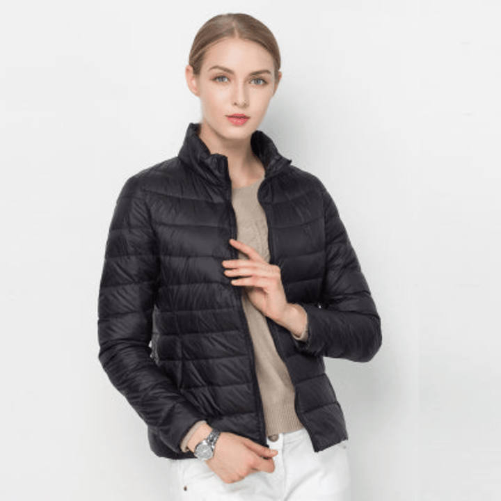 W&W Mode | Damen Jacke Elegante Leichte Daunenjacke Trendy & Bequem