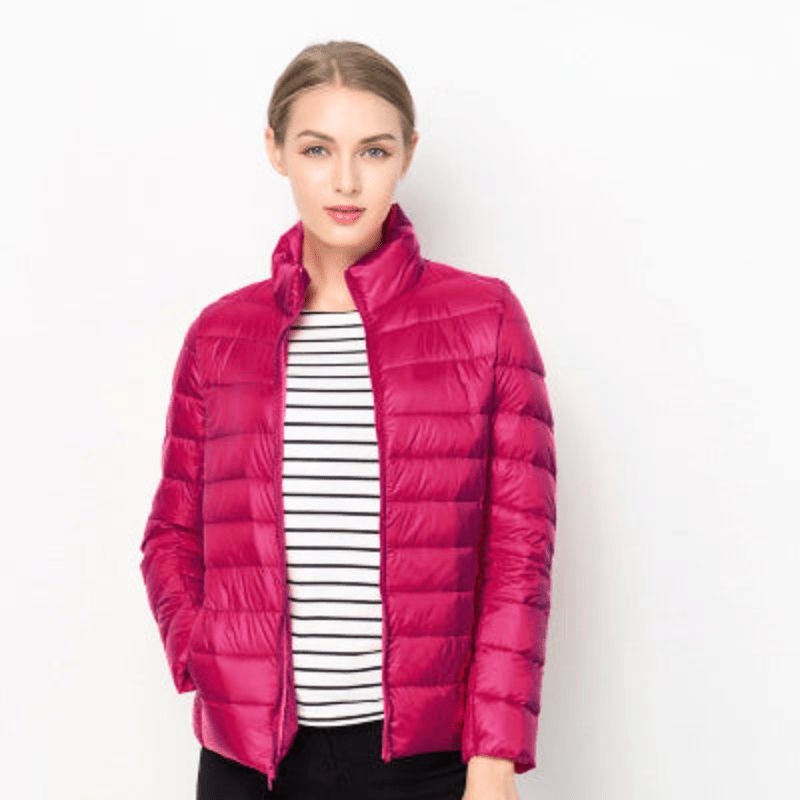 W&W Mode | Damen Jacke Elegante Leichte Daunenjacke Trendy & Bequem