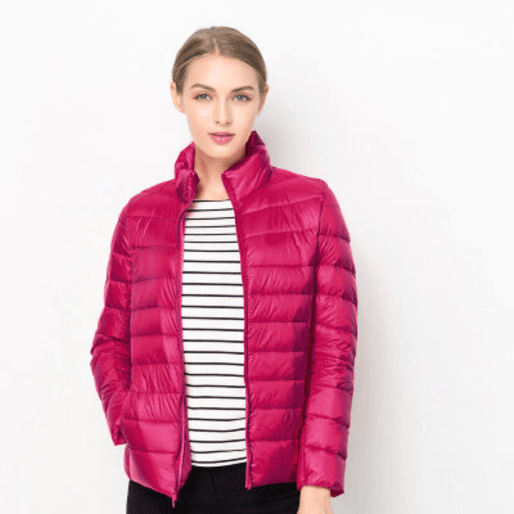 W&W Mode | Damen Jacke Elegante Leichte Daunenjacke Trendy & Bequem