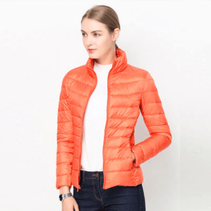 W&W Mode | Damen Jacke Elegante Leichte Daunenjacke Trendy & Bequem