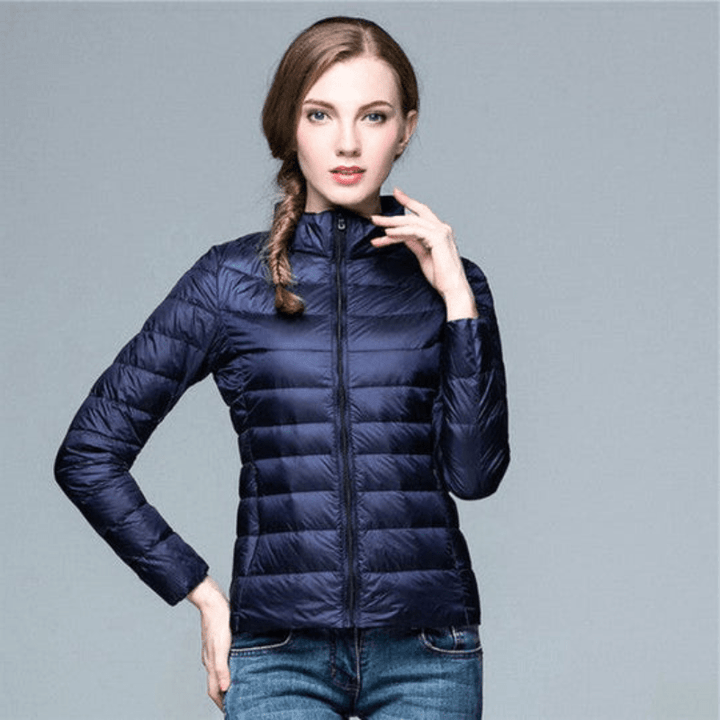 W&W Mode | Damen Jacke Elegante Leichte Daunenjacke Trendy & Bequem