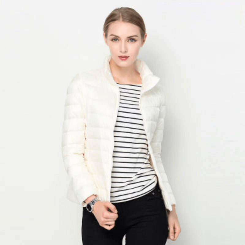 W&W Mode | Damen Jacke Elegante Leichte Daunenjacke Trendy & Bequem