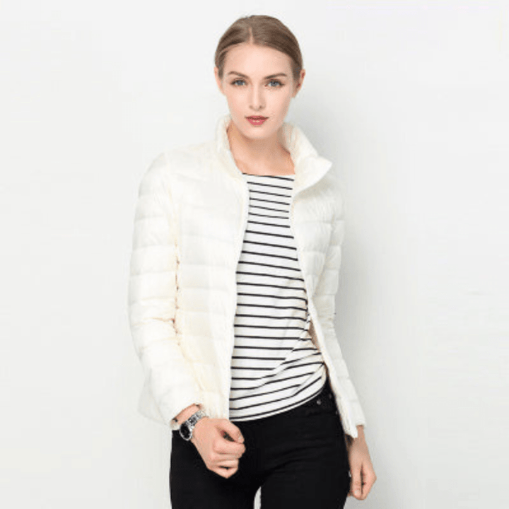 W&W Mode | Damen Jacke Elegante Leichte Daunenjacke Trendy & Bequem