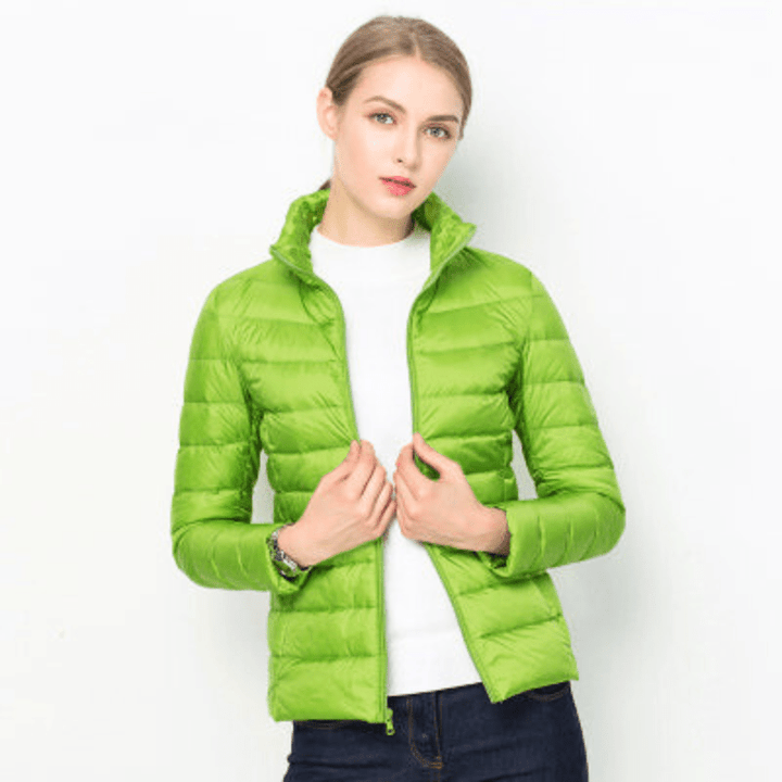 W&W Mode | Damen Jacke Elegante Leichte Daunenjacke Trendy & Bequem