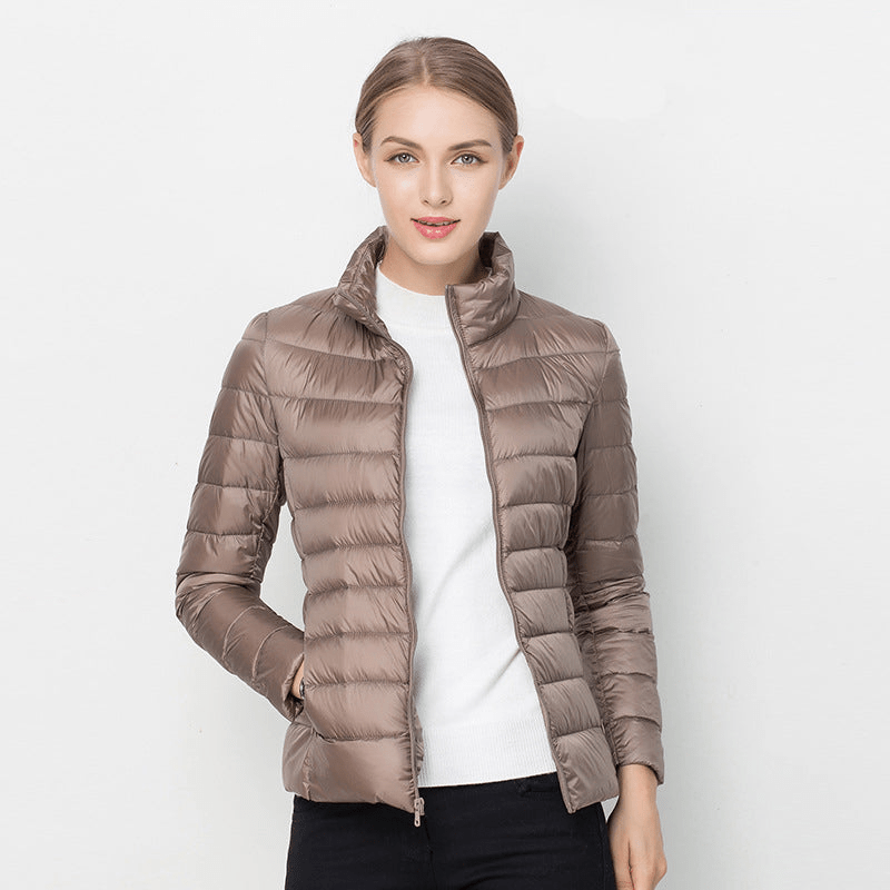 WW | Damen Jacke Elegante Leichte Daunenjacke Trendy & Bequem