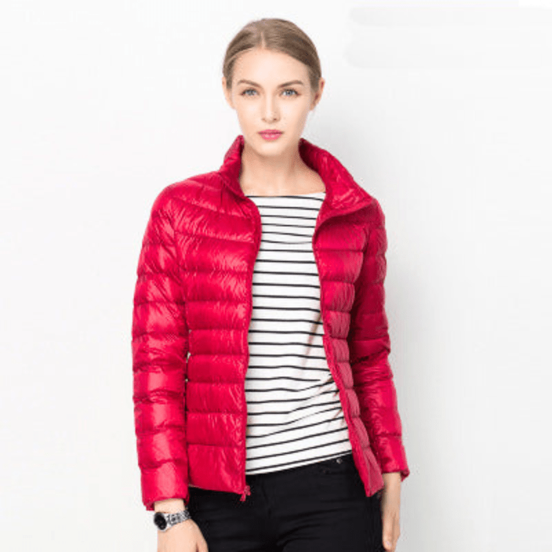 WW | Damen Jacke Elegante Leichte Daunenjacke Trendy & Bequem
