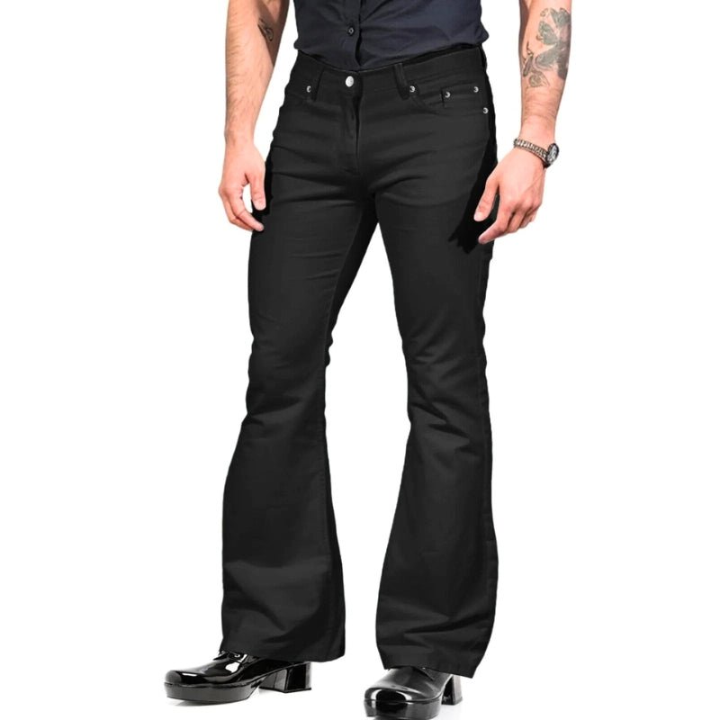 WW | Herren Hose Retro Flare Herrenhose Weinlese Kleidungsstil Trendiges Design