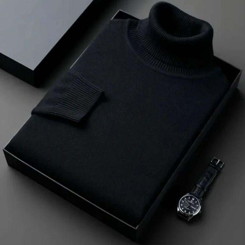 WW | Kaschmir Baumwoll Mischung Rollkragenpullover Für Männer