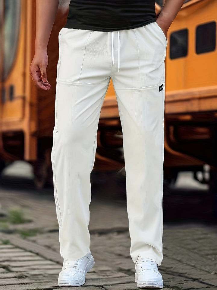W&W Mode | Stilvolle Kordelzug Athletische Hosen Mit Taschen Für Herren