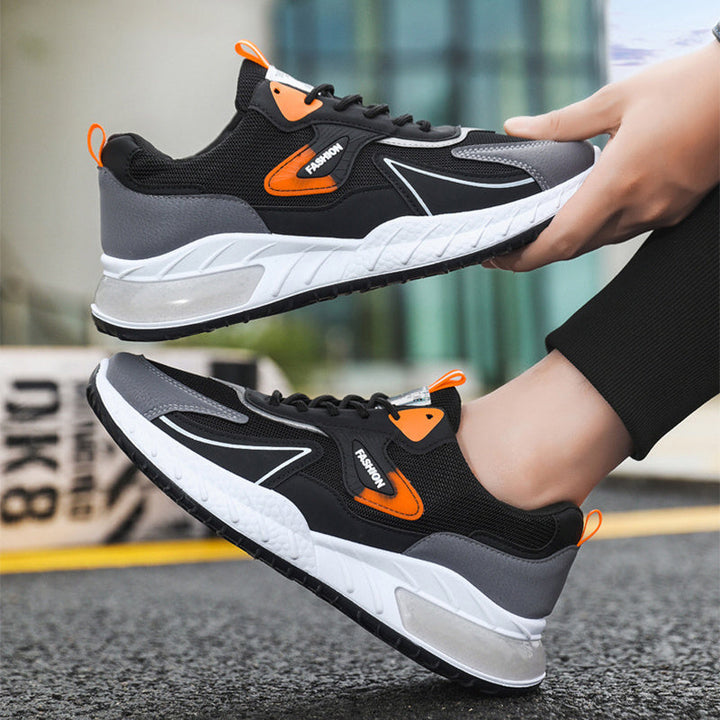 W&W Mode | Atmungsaktive Herren Sneaker Mit Farbakzent
