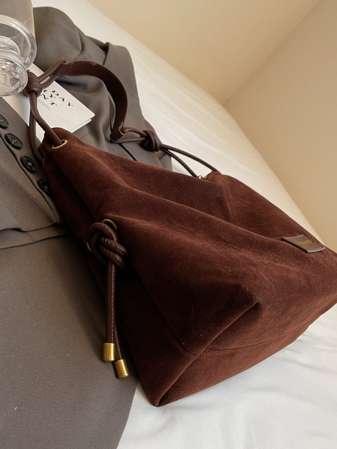 W&W Mode | Handtasche Aus Wildleder