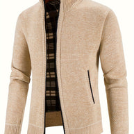 WW | urbaner Herrenmantel Warme Stehkragenjacke