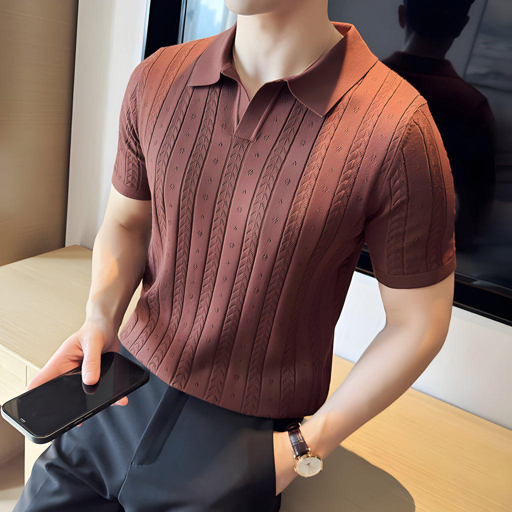 WW | Herren Klassisches Strick Polo