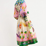 WW | Italienisches Maxi Kleid Für Damen Mit Boho Chic