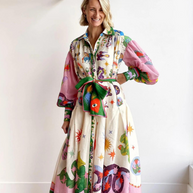 WW | Italienisches Maxi Kleid Für Damen Mit Boho Chic