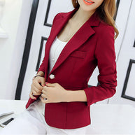 WW | Schwarzer Blazer für Damen Bürojacke Anzug Taschen Jacken