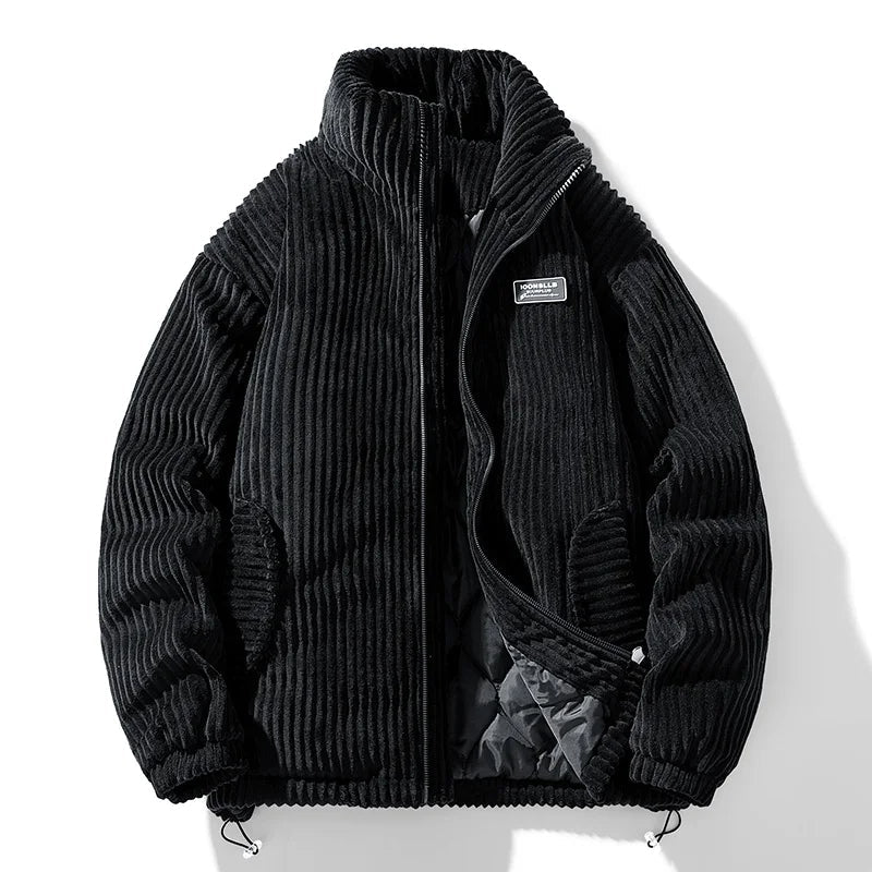 W&W Mode | Gestepptes Cord-Samt-Jacke – Stil & Komfort Für Damen