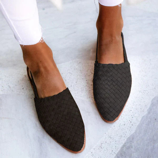 WW | Geflochtene Damen Sneakers - Bequeme und stilvolle flache Schuhe