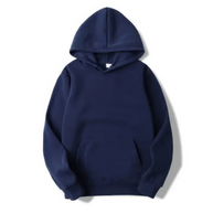WW | Herren Blau Kapuzenpulli Übergröße Kapuzenpullover