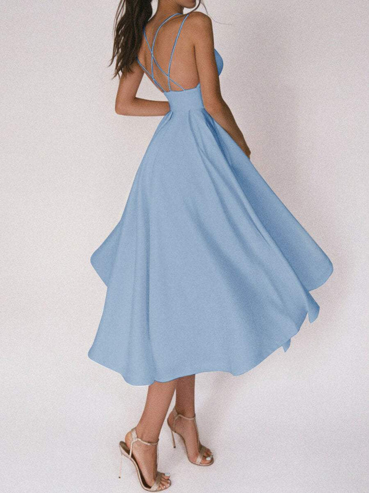 W&W Mode | Dress - Stylish dress with V-neck for a Bohemian look